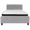 Flash Furniture Platform Bed Set, Tribeca, Full, Gray HG-BM-26-GG - alternate 3